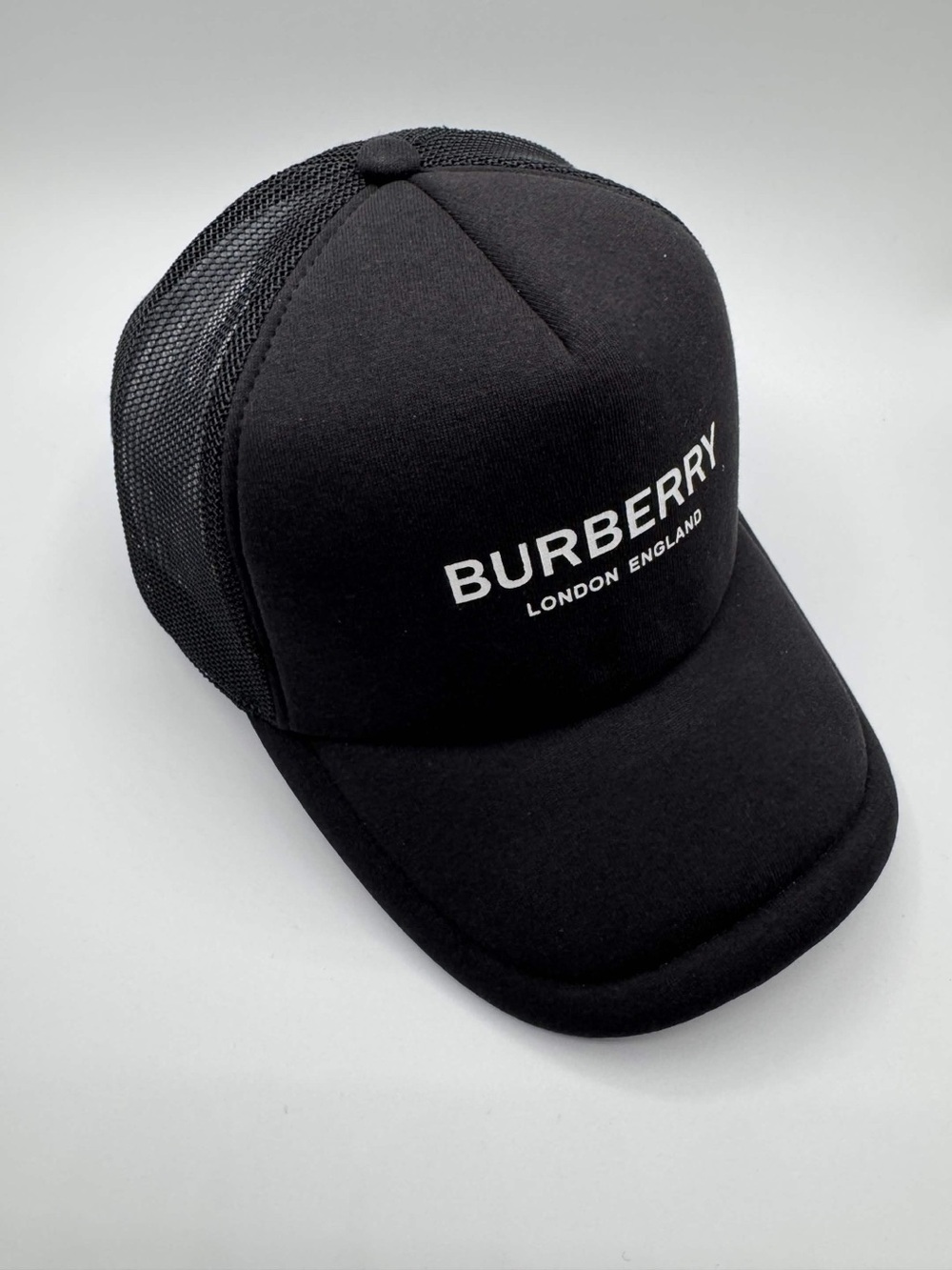 Burberry Black Mesh Logo Baseball Cap